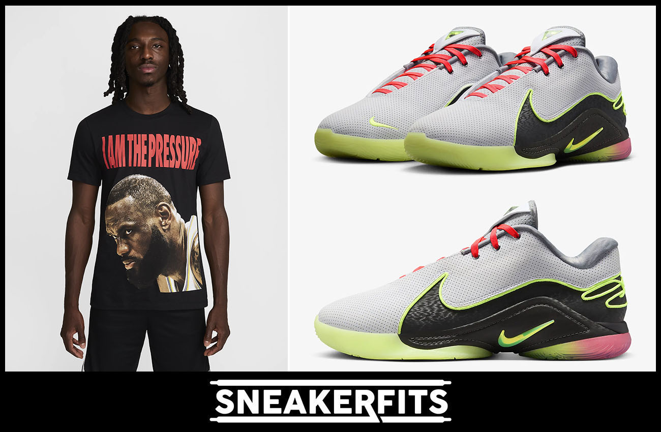 Nike LeBron 22 Crown Jewel Shoes and Shirt Outfit Sneakerfits