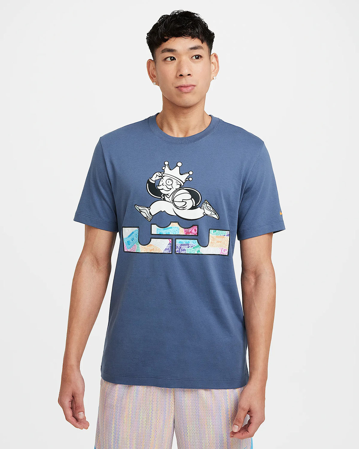 Nike LeBron Monopoly Shirt Blue