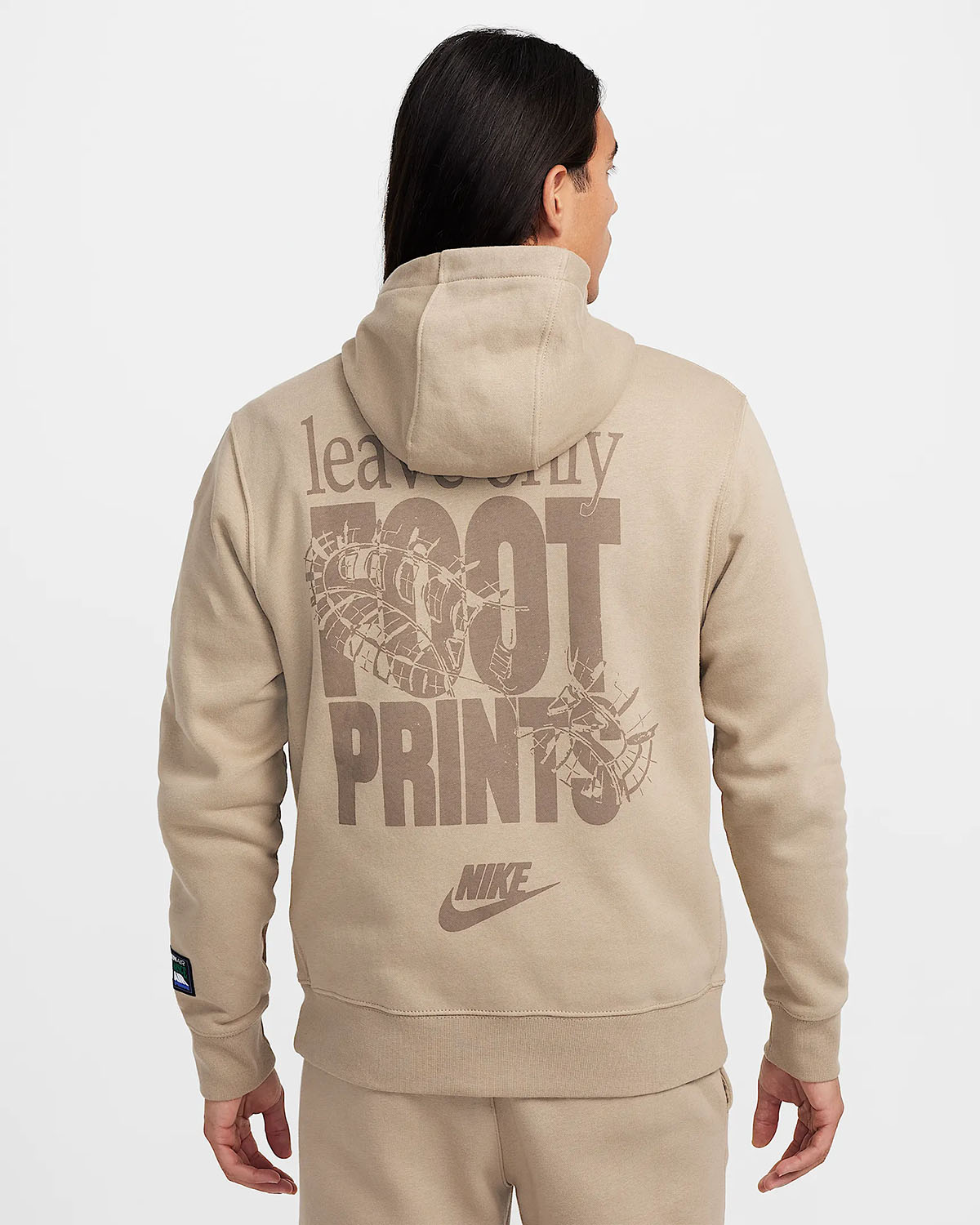 Nike Sportswear Club Fleece Hoodie Khaki 2