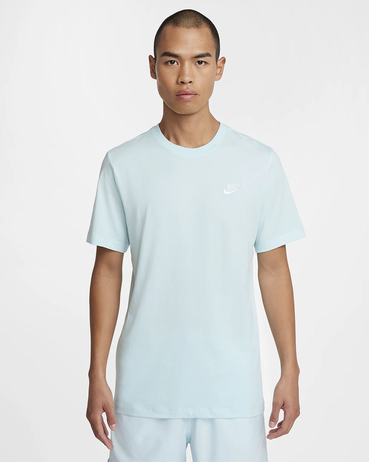 Nike Sportswear Club T Shirt Glacier Blue