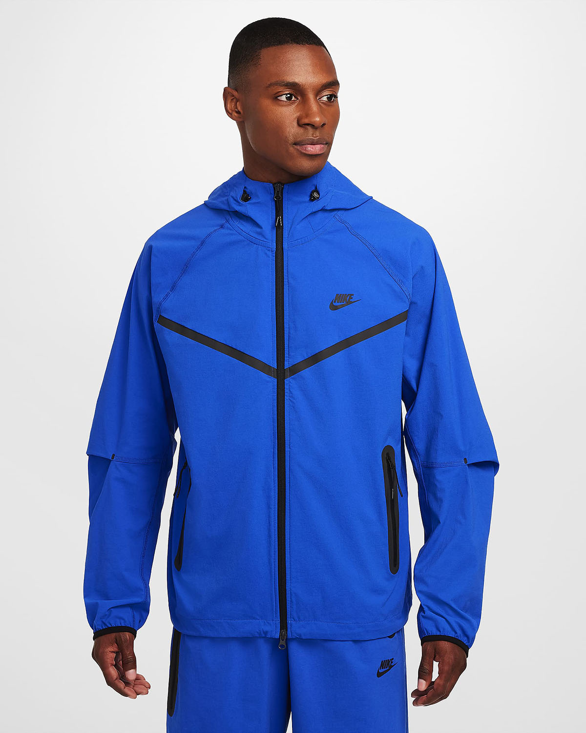 Nike Tech Woven Jacket Game Royal Black