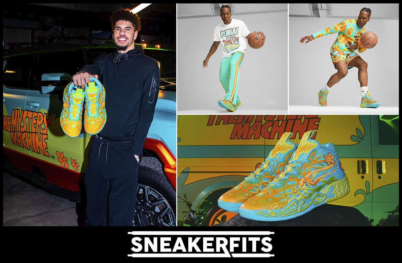 Puma MB04 LaMelo Ball Scooby Doo Mystery Machine Shoes Clothing Outfits