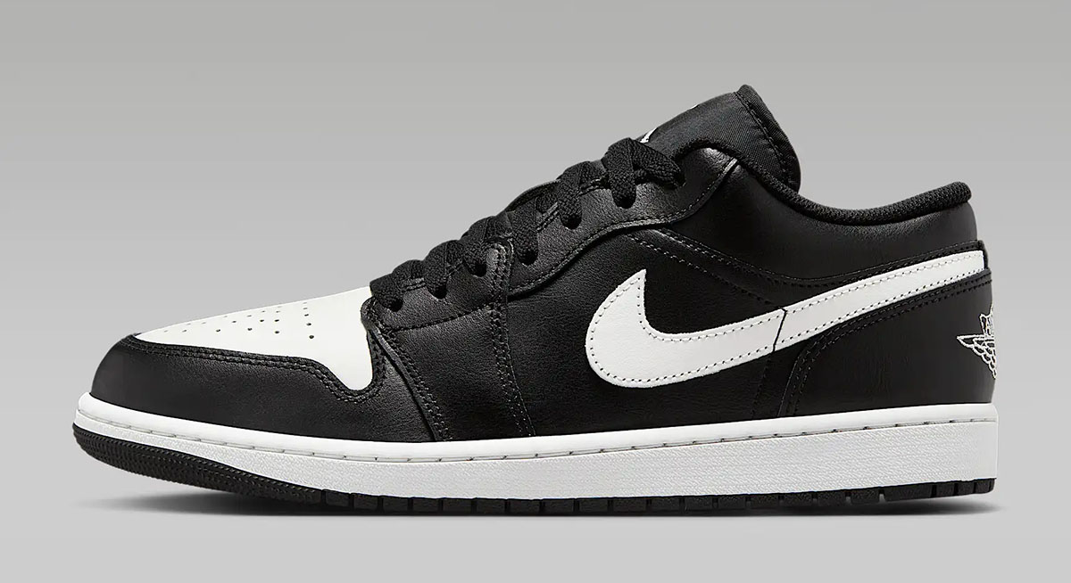 Air Jordan 1 Low Black Summit White 2