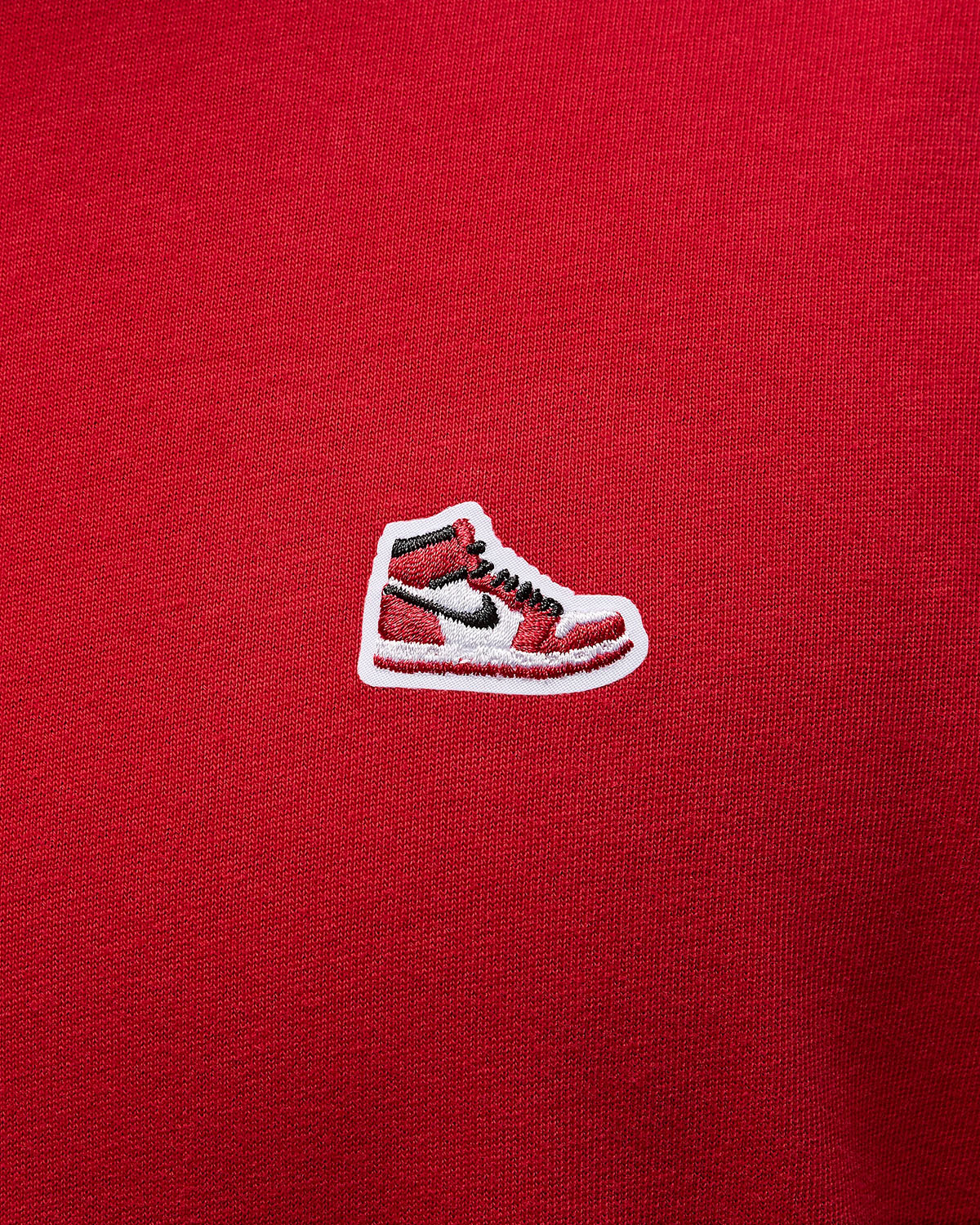 Air Jordan 1 Sneaker Patch T Shirt Varsity Red 3