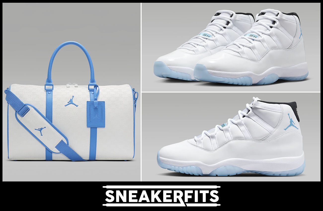 Air Jordan 11 Legend Blue 2024 Duffle Bag