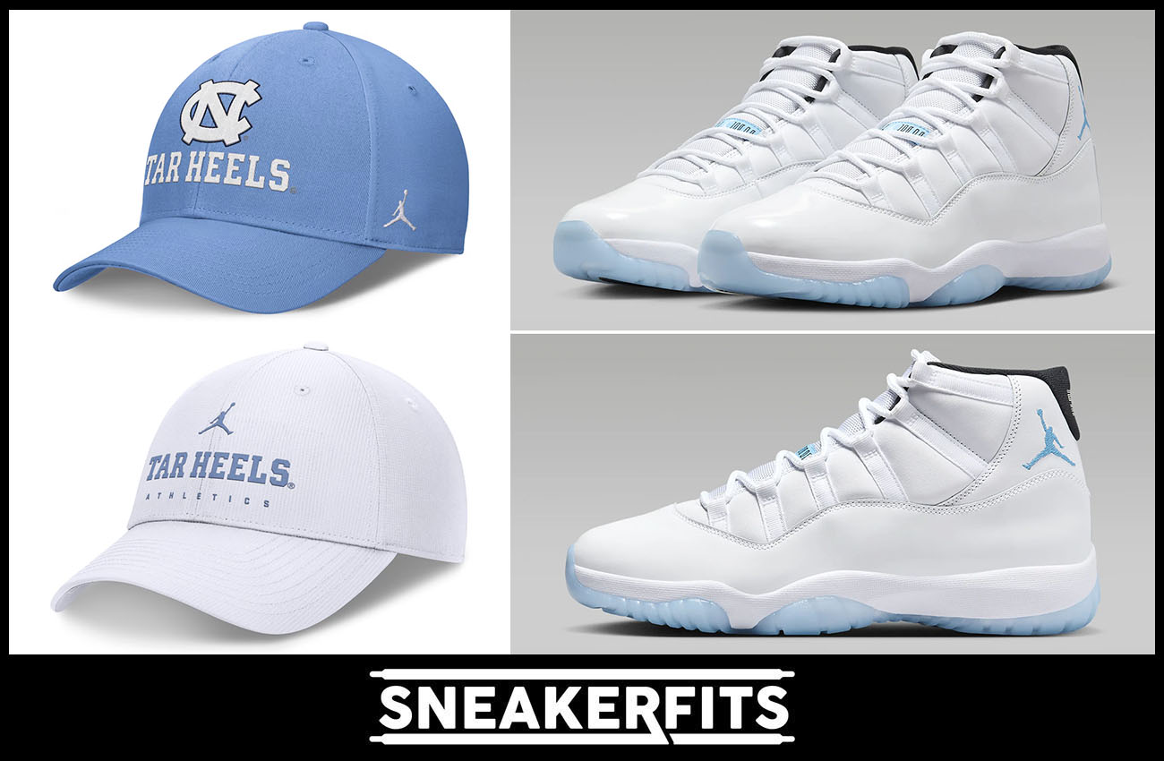 Air Jordan 11 Legend Blue UNC Hats