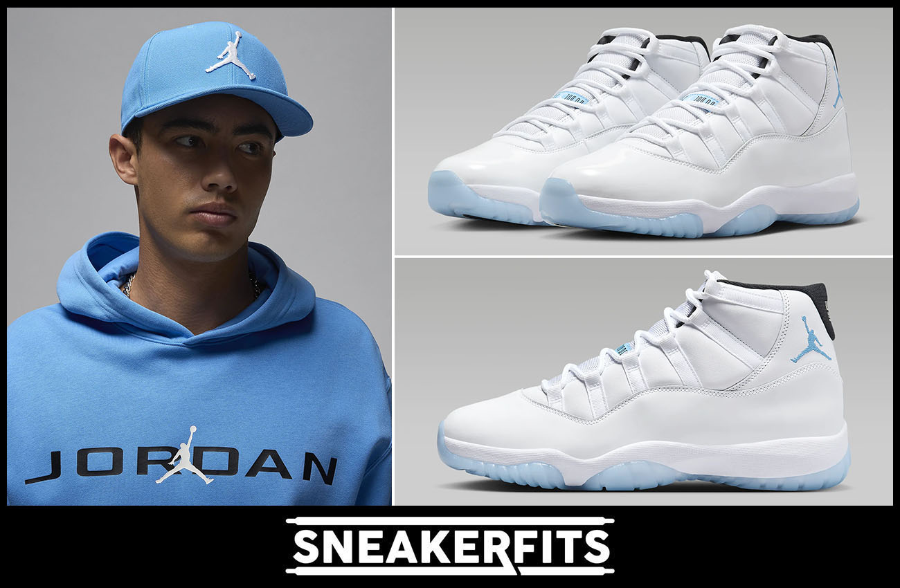 Air Jordan 11 Retro Legend Blue Snapback Hat