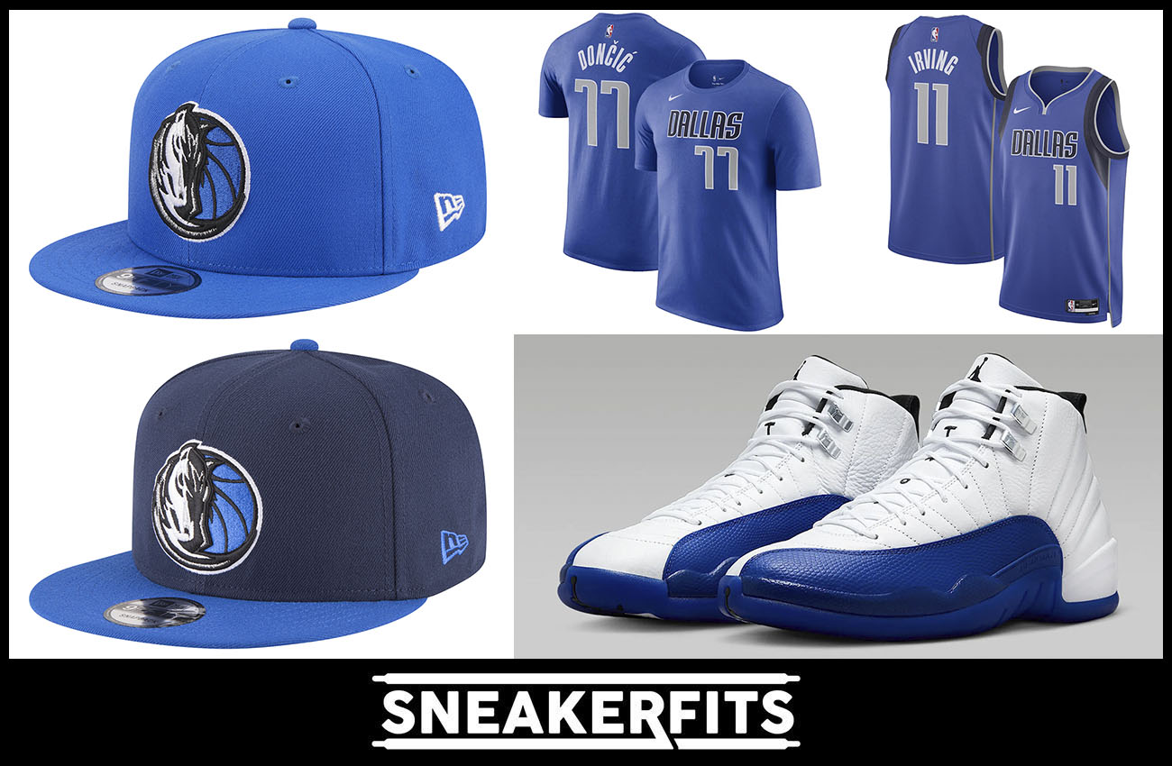 Air Jordan 12 Blueberry Dallas Mavericks Shirts Hats Clothing Jerseys Outfits