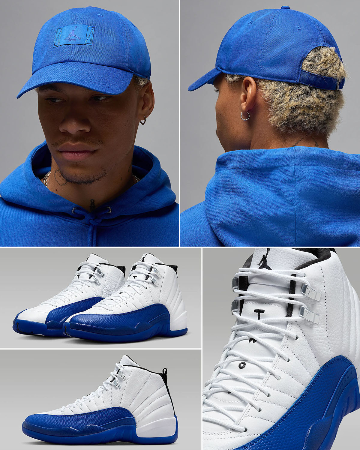 Air Jordan 12 Blueberry Game Royal Dad Hat