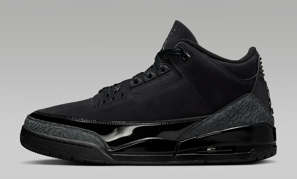 Air Jordan 3 Black Cat Mens Shoes 2