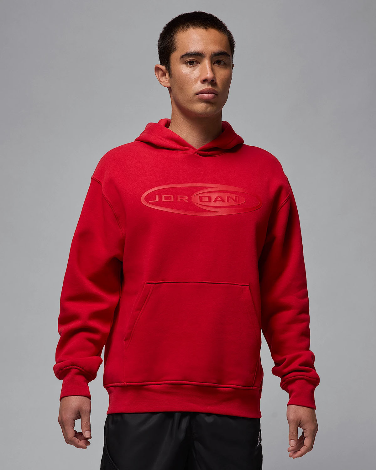 Jordan Essentials Mens Pullover Hoodie Varsity Red 1