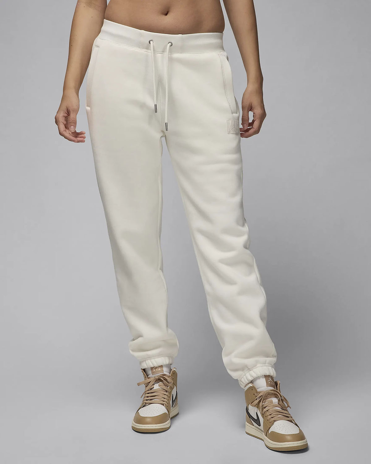 Jordan Flight Fleece Womens Pants Sail 1