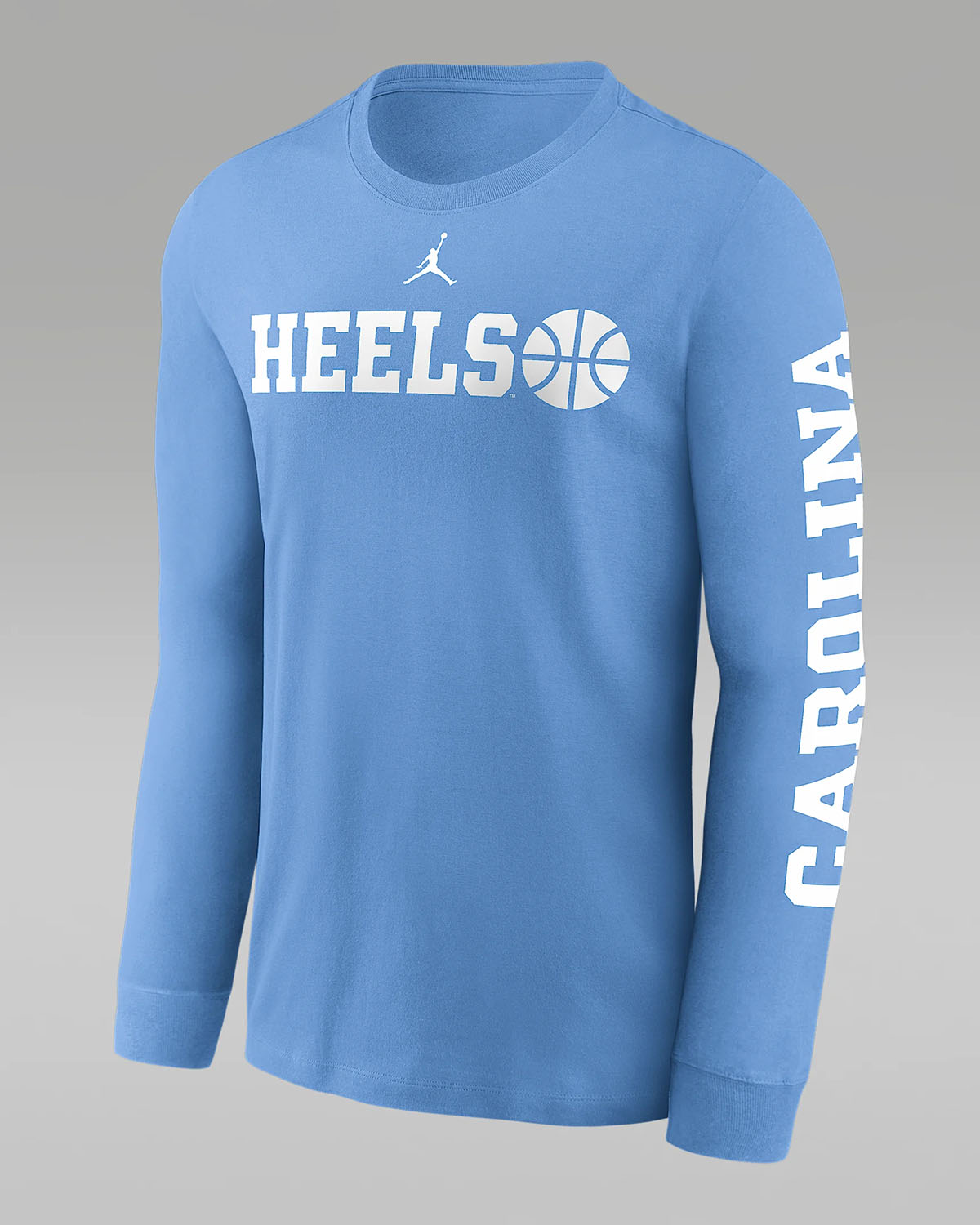 Jordan Legend Blue UNC North Carolina Basketball Long Sleeve T Shirt