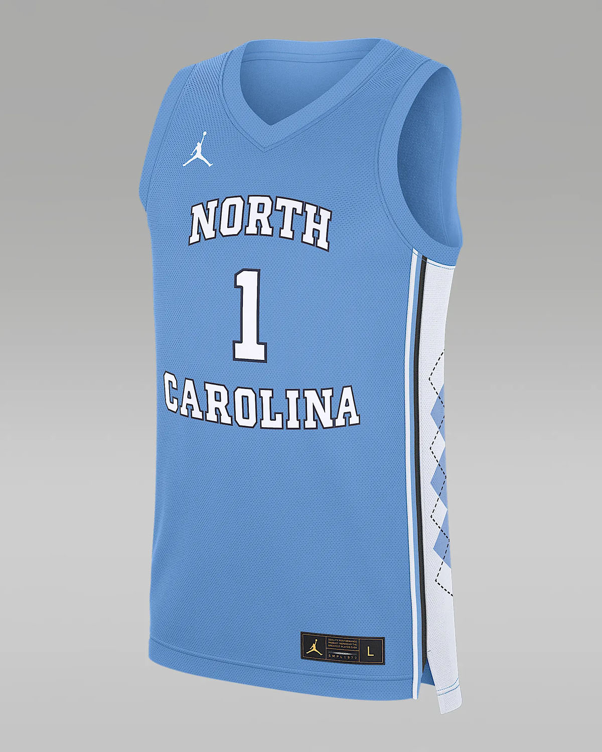 Jordan Legend Blue UNC North Carolina Tar Heels Basketball Jersey