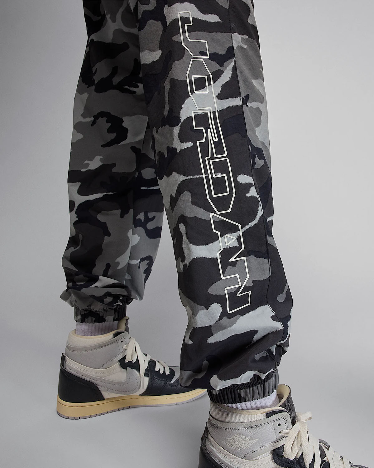 Jordan MVP Camo Pants Black Grey Sail 2