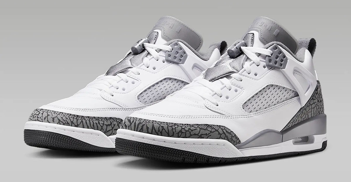 Jordan Spizike Low White Cool Grey Mens Shoes 1