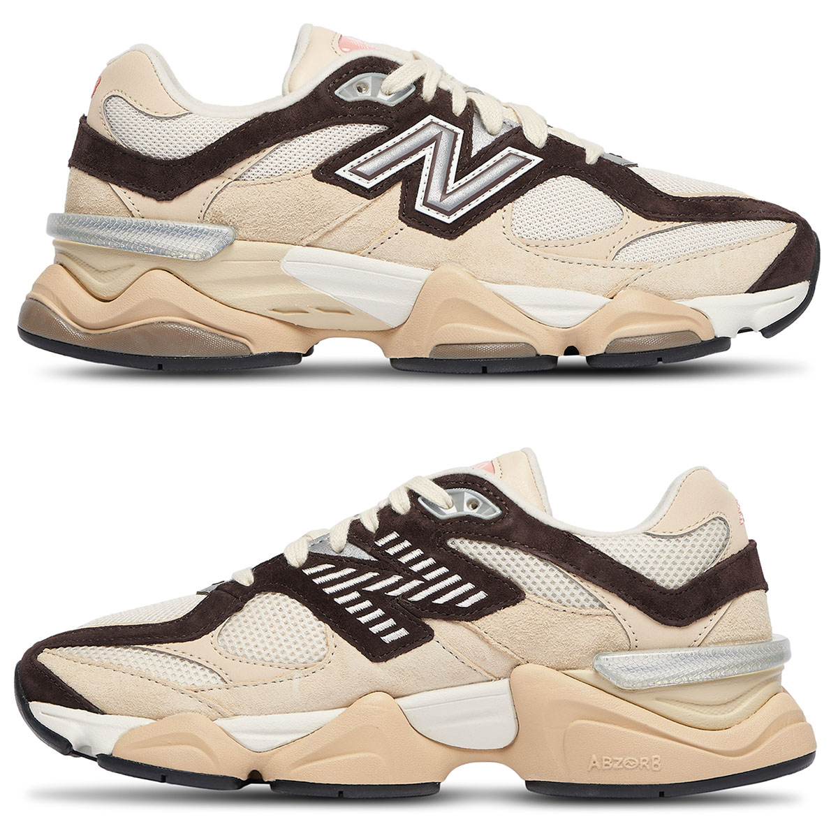 New Balance 9060 Sandstone Brown Sneakers