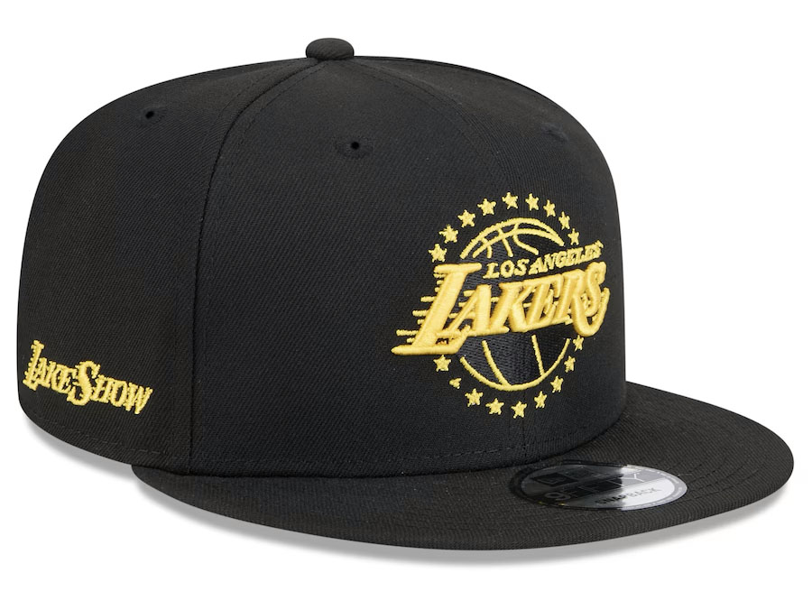 New Era LA Lakers 2024 25 City Edition Hat Black 2