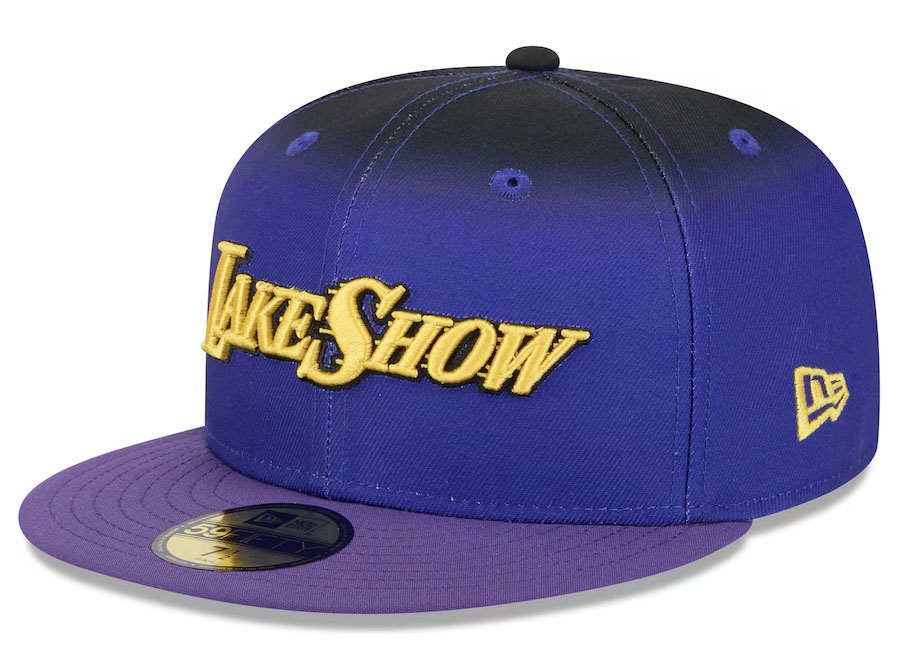 New Era LA Lakers 2024 25 City Edition Hat Purple 1