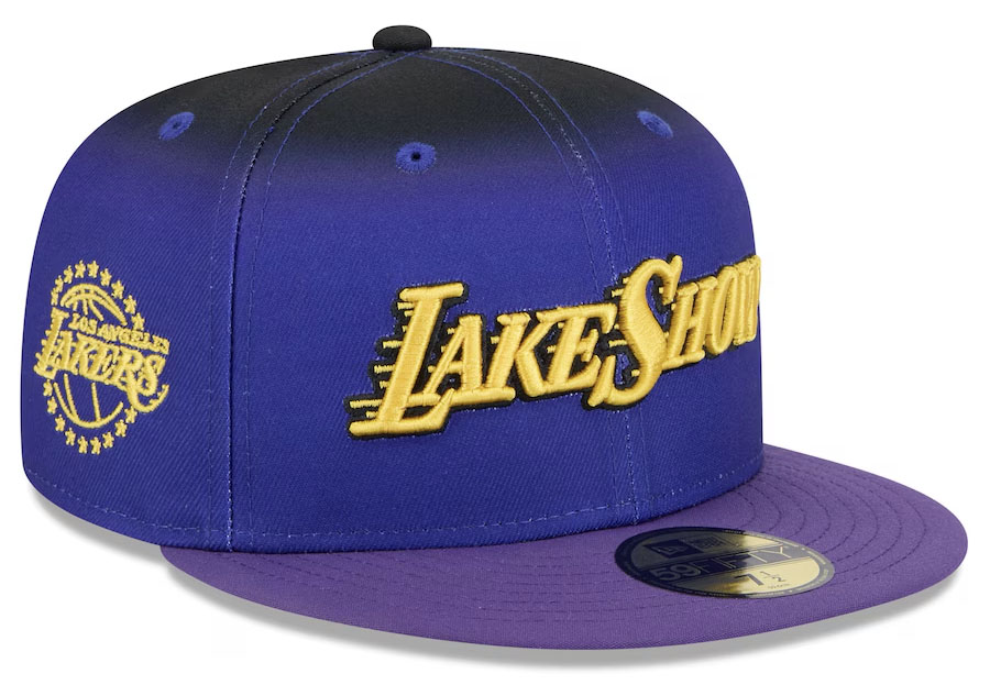 New Era LA Lakers 2024 25 City Edition Hat Purple 2