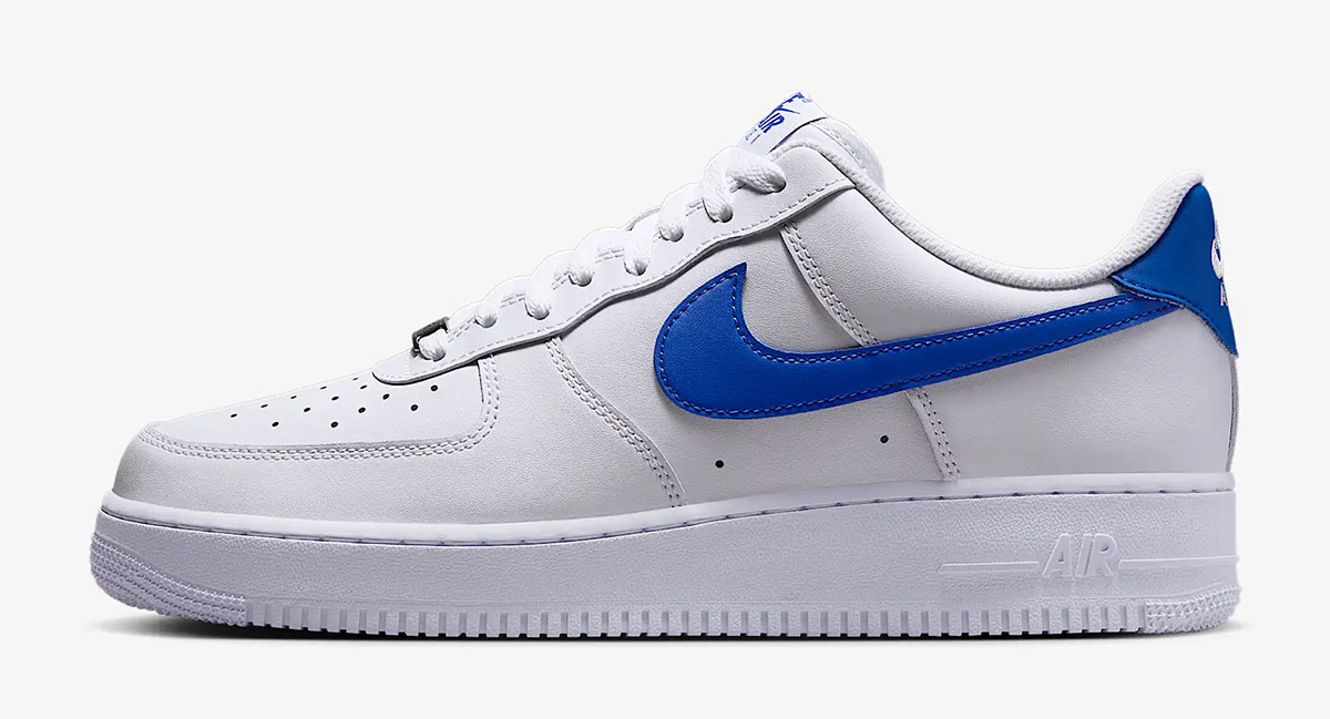 Nike Air Force 1 Low White Hyper Royal Mens Shoes 2