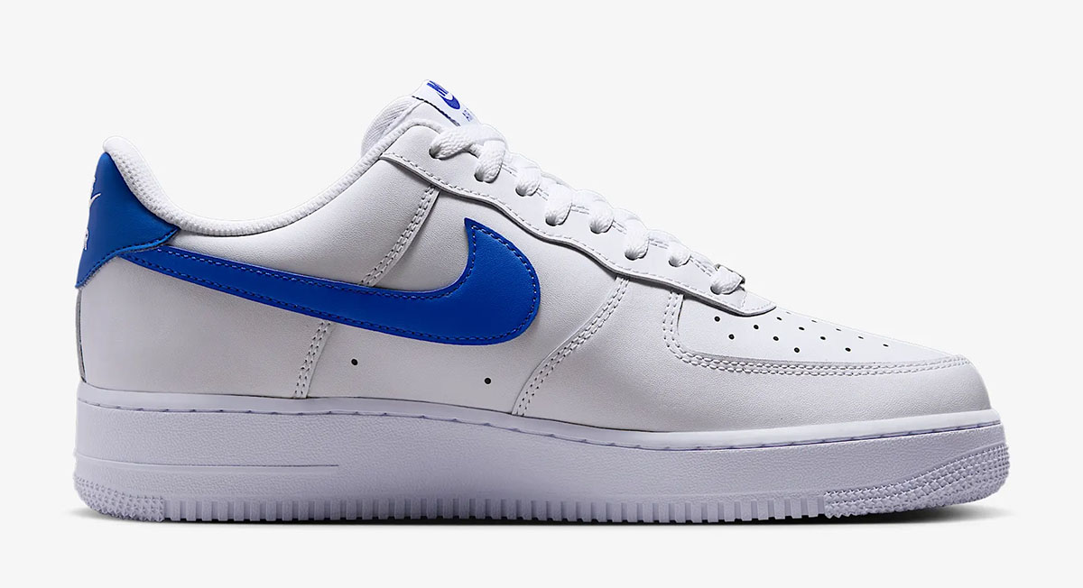 Nike Air Force 1 Low White Hyper Royal Mens Shoes 3