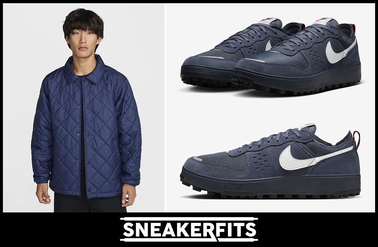 Nike C1TY Coveralls Obsidian Navy Blue Jacket Outfit