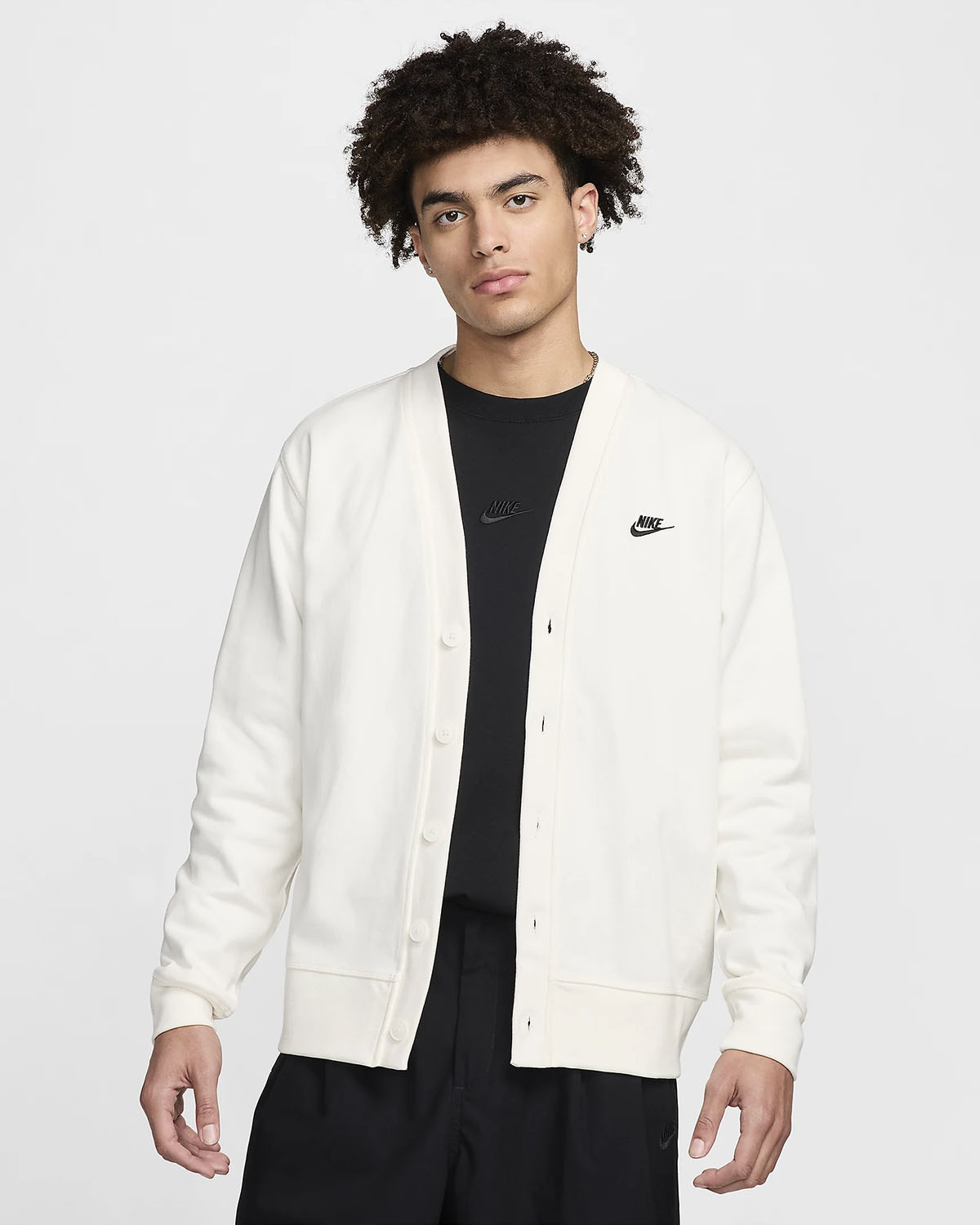 Nike Club Knit Cardigan Sail