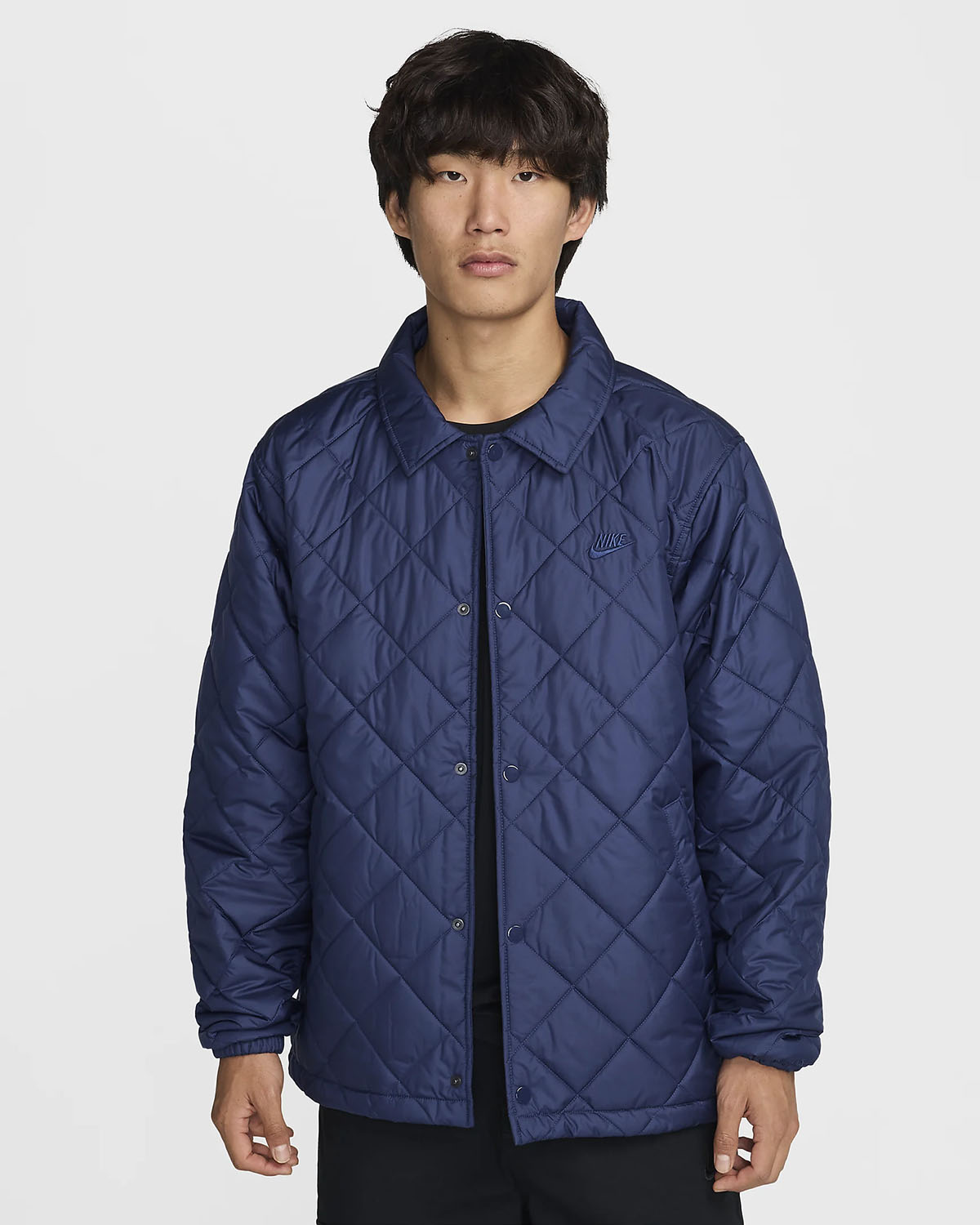 Nike Club Quilted Jacket Navy