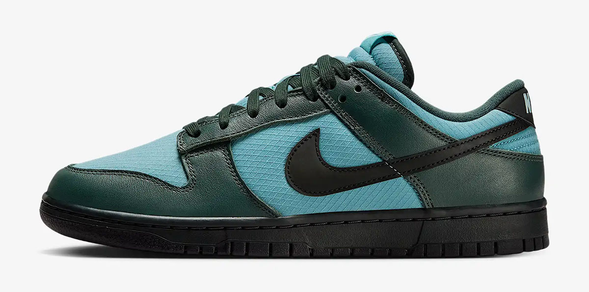 Nike Dunk Low Winterized Mens Shoes Denim Turquoise Vintage Green Black Mens Shoes 2