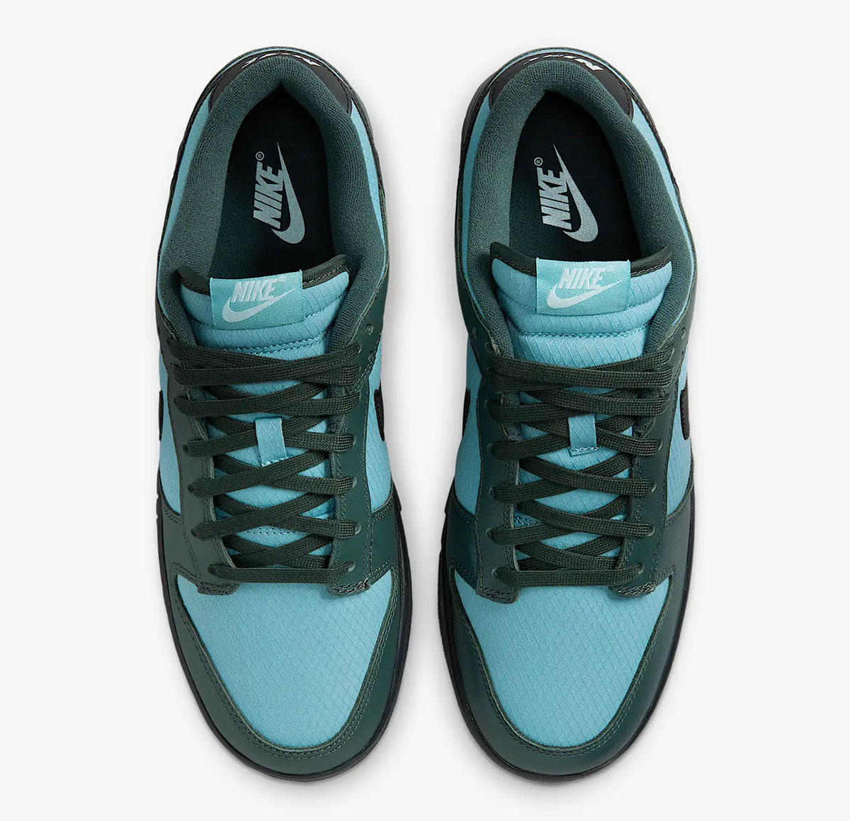 Nike Dunk Low Winterized Mens Shoes Denim Turquoise Vintage Green Black Mens Shoes 4