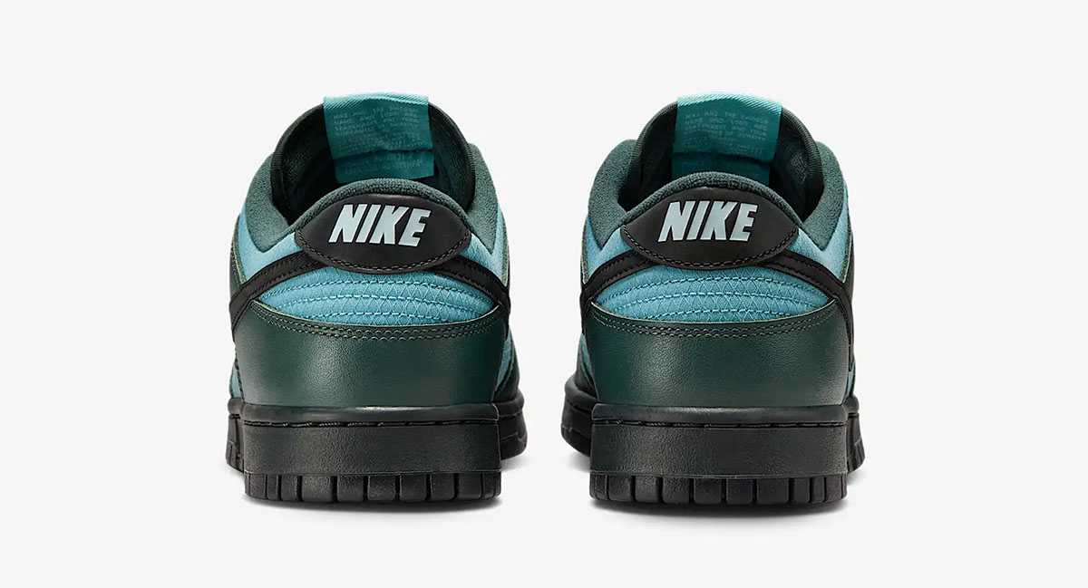 Nike Dunk Low Winterized Mens Shoes Denim Turquoise Vintage Green Black Mens Shoes 5