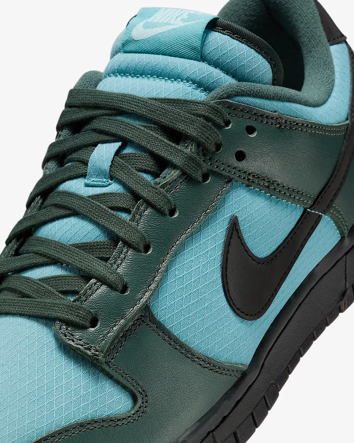 Nike Dunk Low Winterized Mens Shoes Denim Turquoise Vintage Green Black Mens Shoes 7