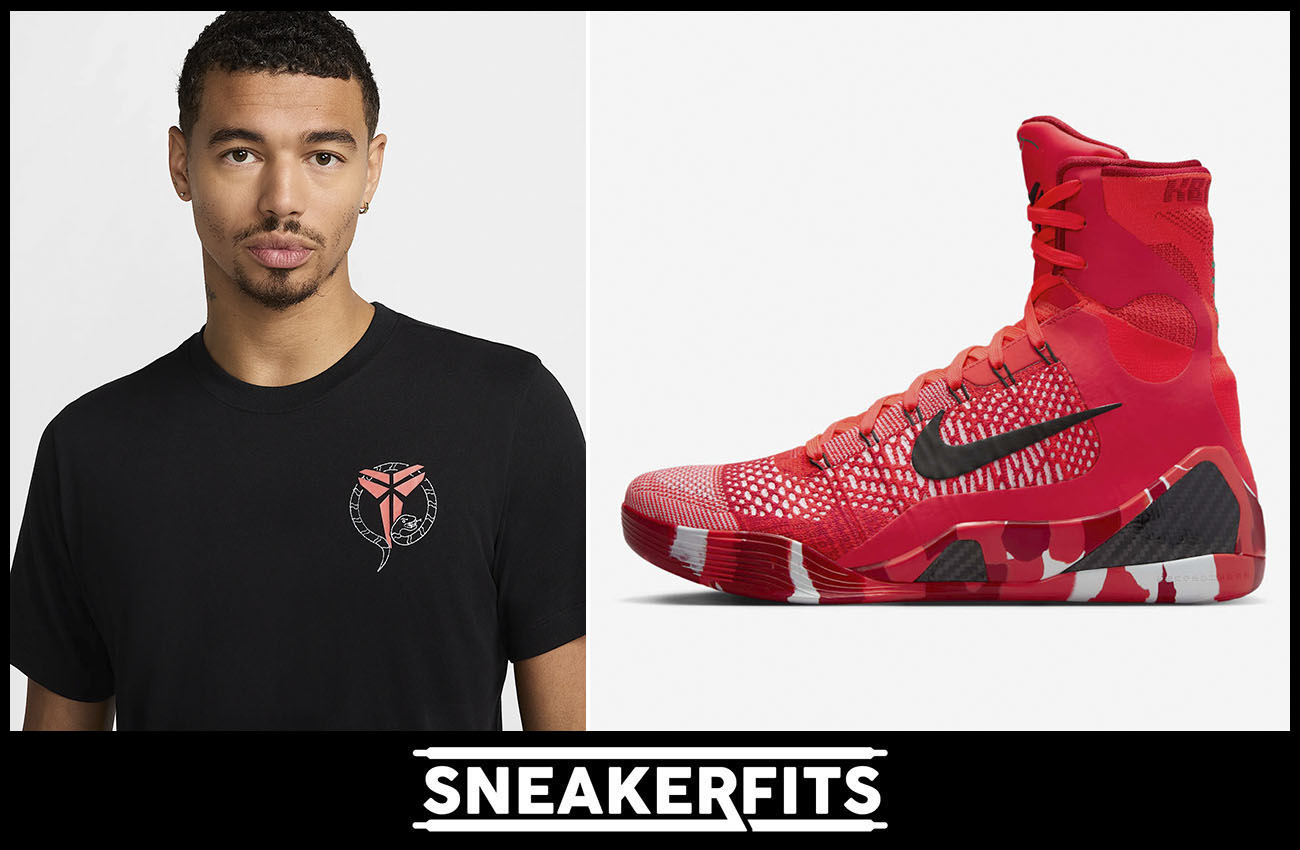 Nike Kobe 9 Elite High Protro Christmas 2024 Shoes and Shirt Outfit