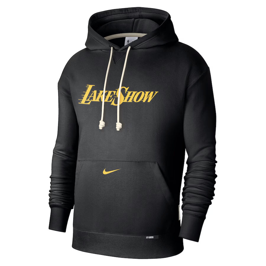 Nike LA Lakers 2024 25 City Edition Hoodie Black