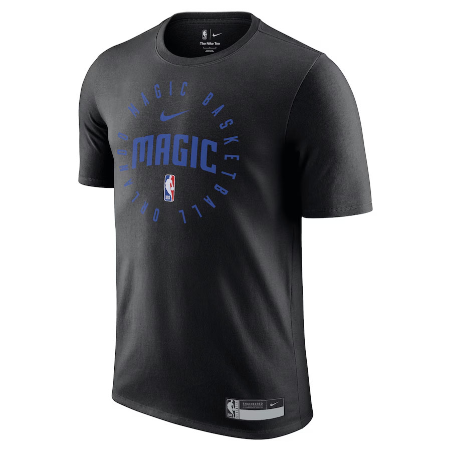 Nike Orlando Magic T Shirt Black Royal Blue