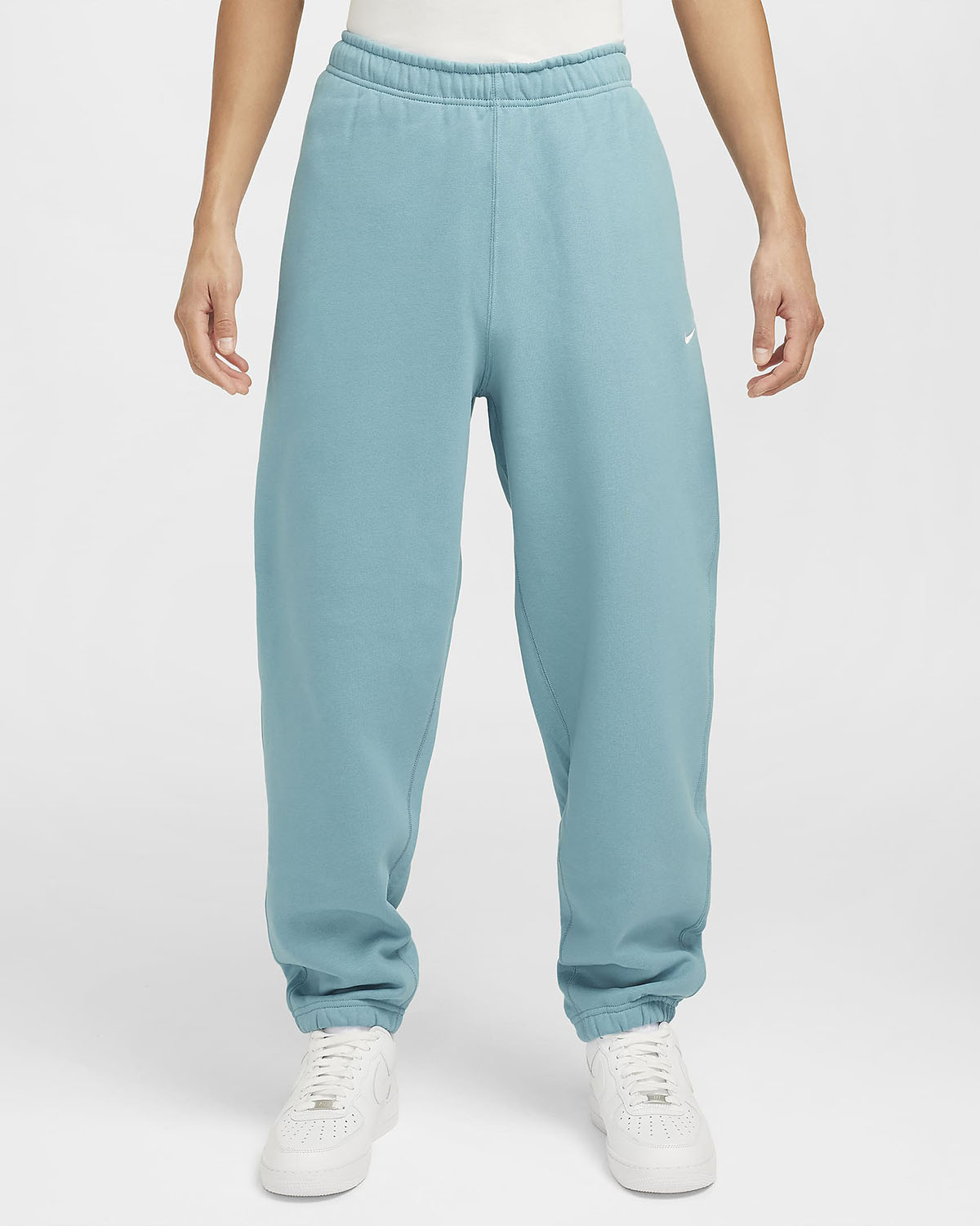 Nike Solo Swoosh Pants Denim Turquoise