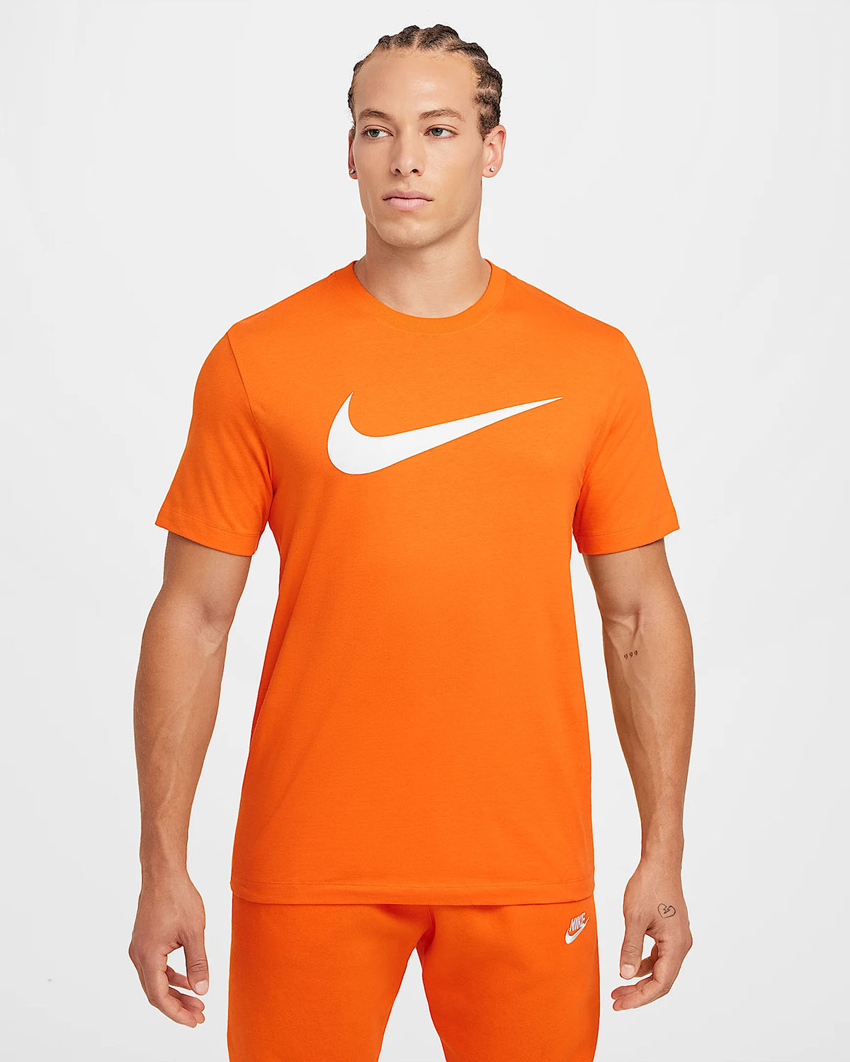 Nike Sportswear Swoosh T Shirt Safety Orange