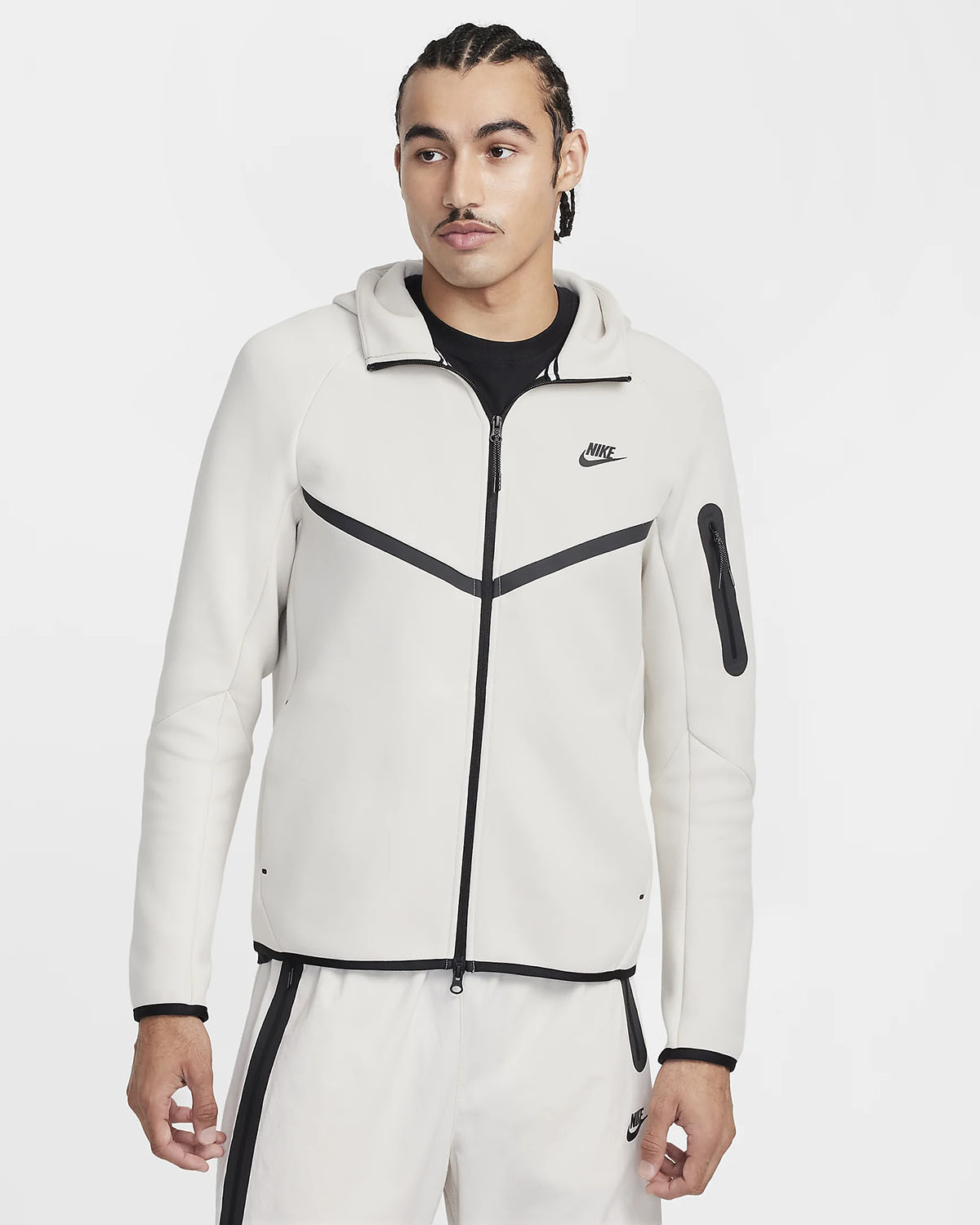 Nike Tech Fleece Full Zip Hoodie Light Orewood Brown