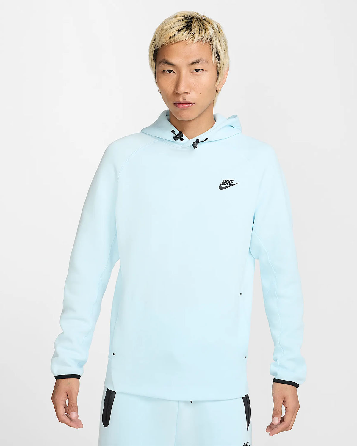 Nike Tech Fleece Mens Pullover Hoodie Glacier Blue