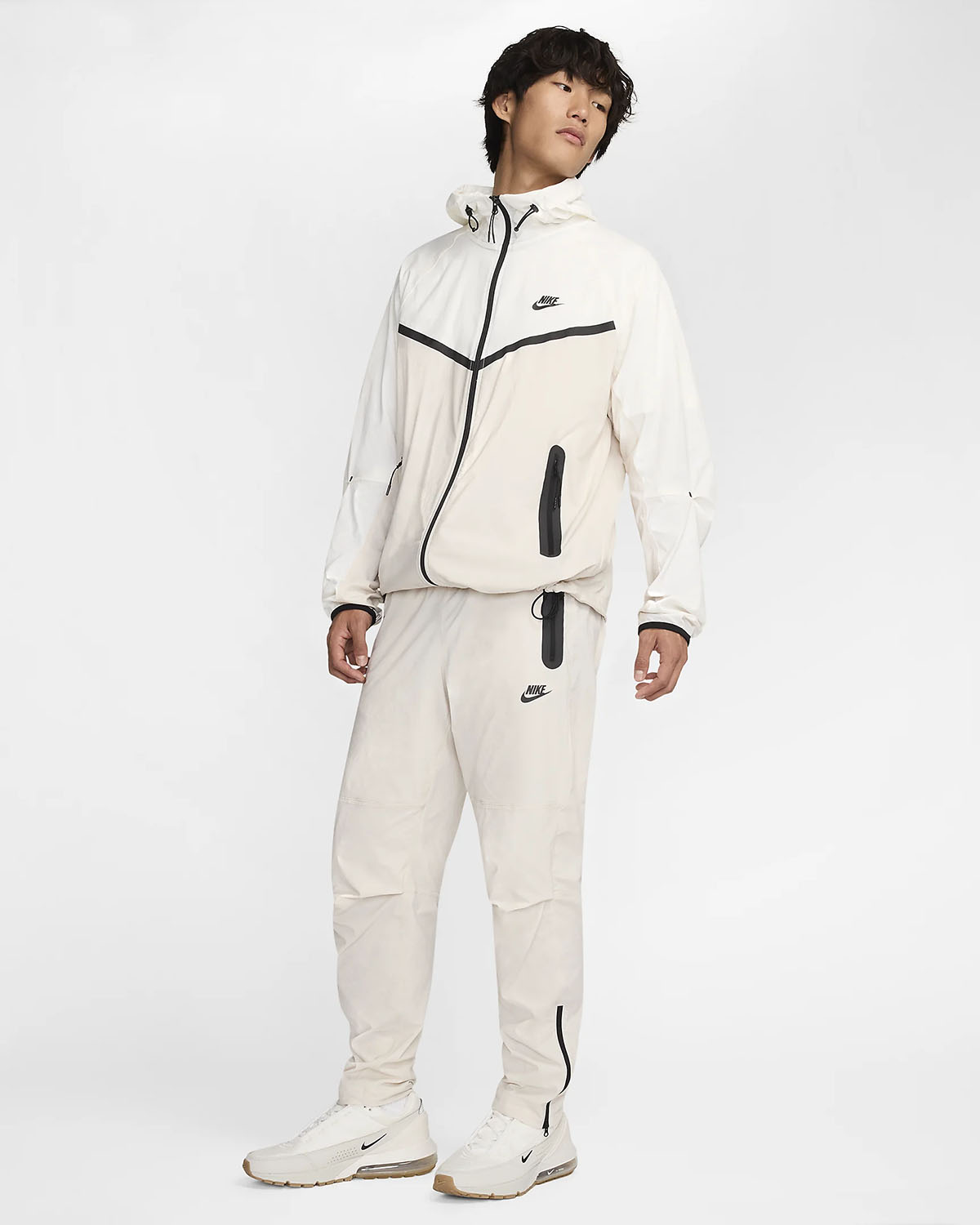 Nike Tech Woven Jacket and Pants Light Orewood Brown