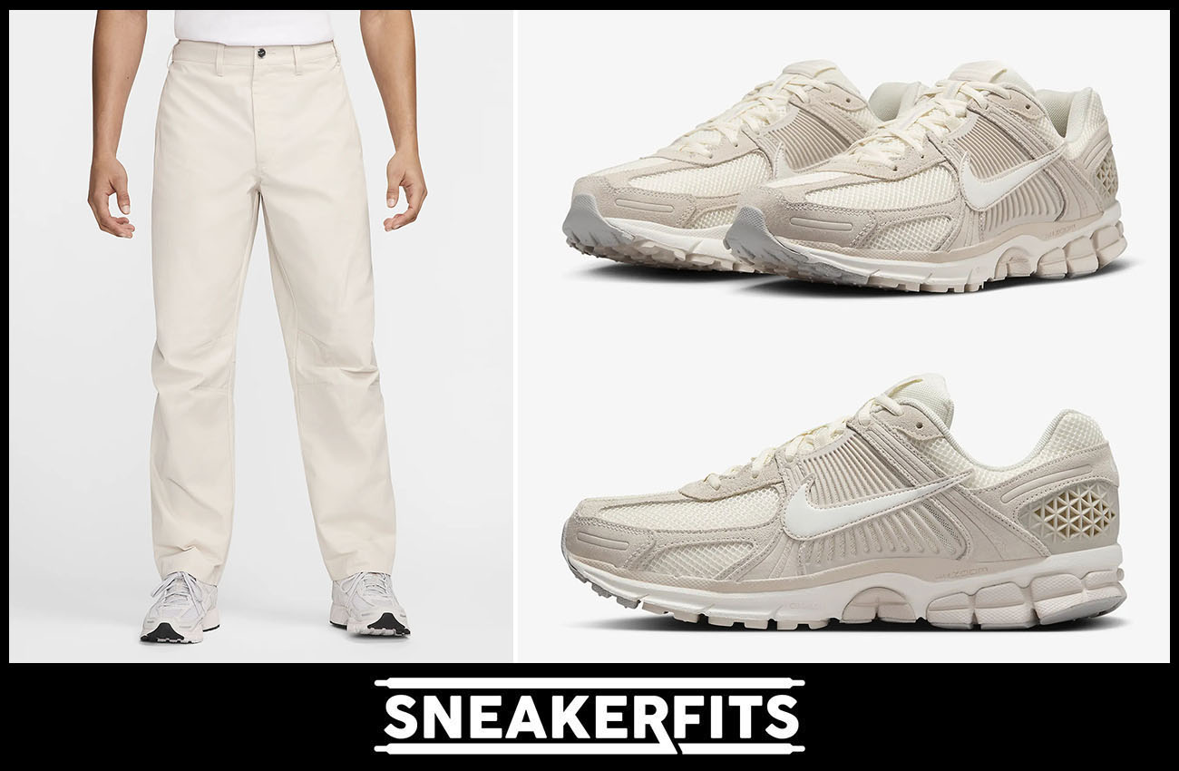 Nike Zoom Vomero 5 Light Orewood Brown Sneakers and Pants Outfit