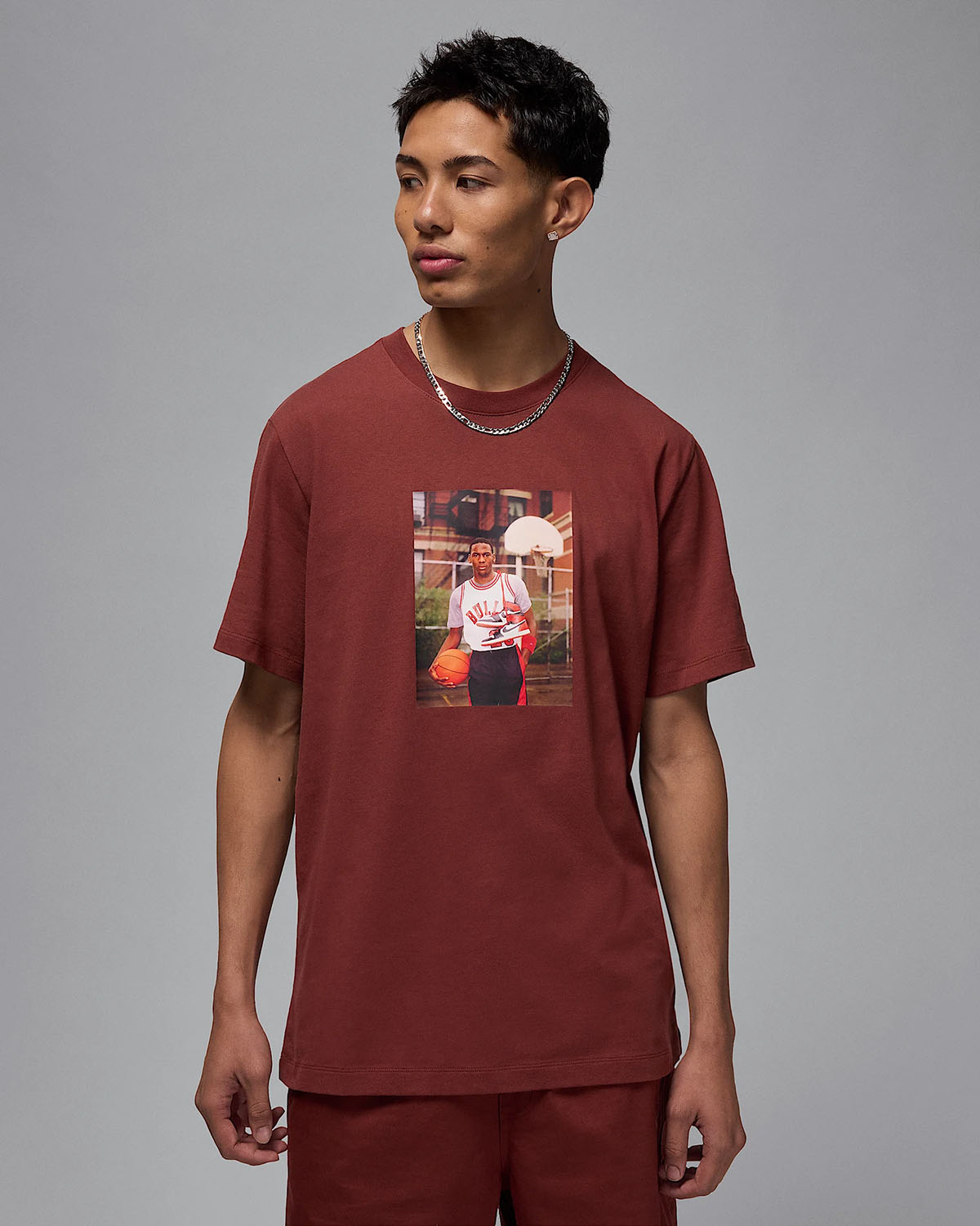 Jordan Brand Mens Photo T Shirt Dark Pony 1