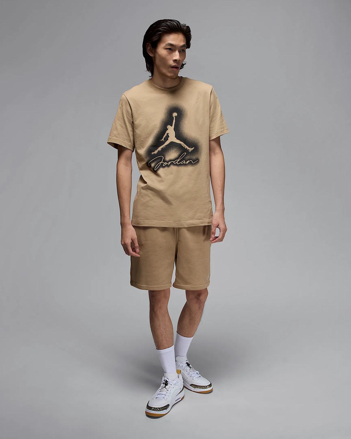 Jordan Flight MVP Mens T Shirt Desert Camo Outfit