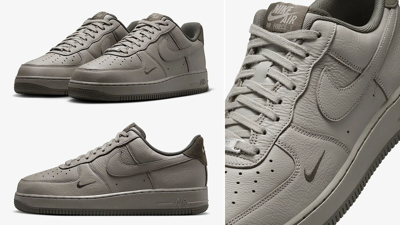 Nike Air Force 1 Low LV8 Light Army Cargo Khaki Mens Sneakers