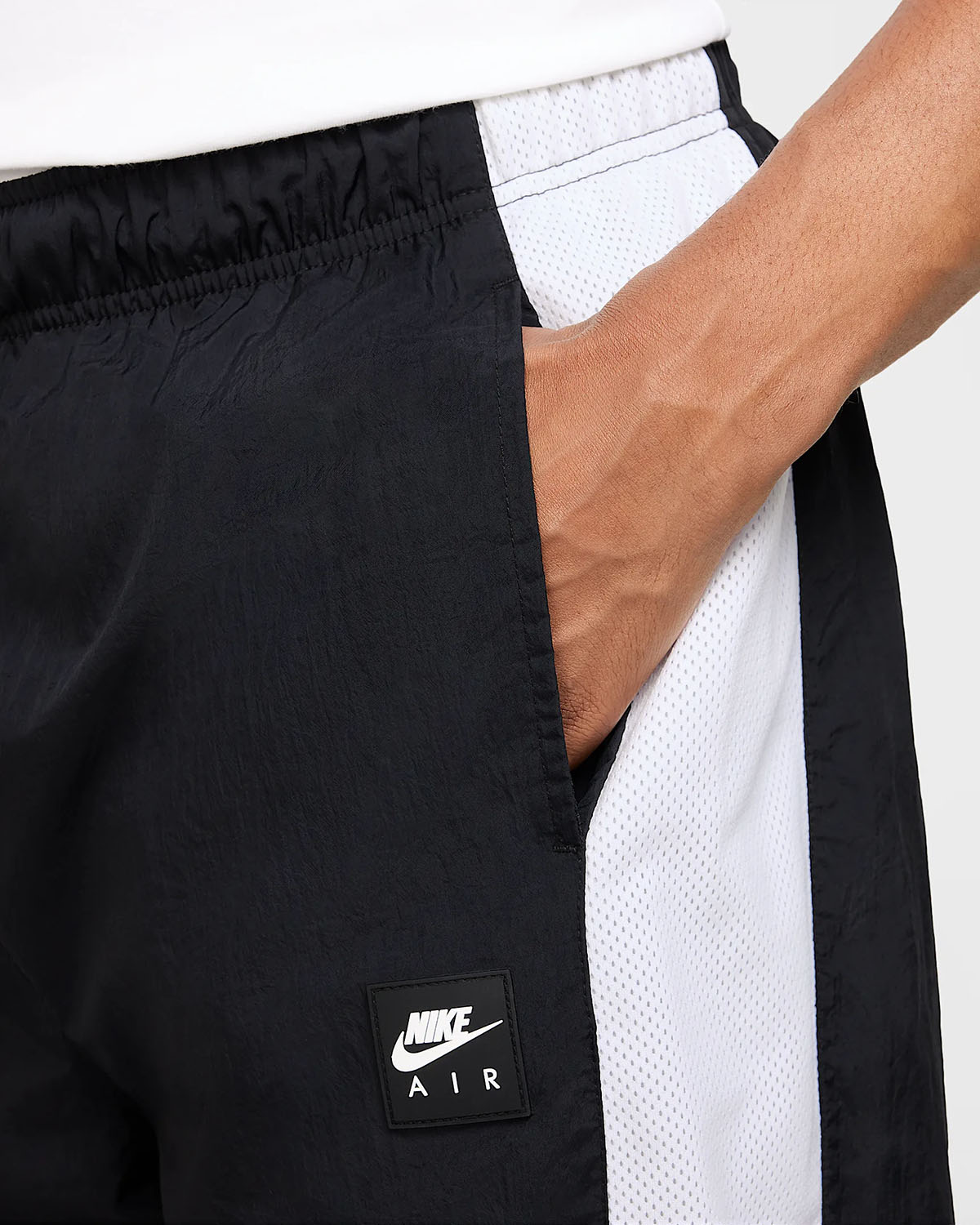 Nike Air Mens Woven Pants Black White 2