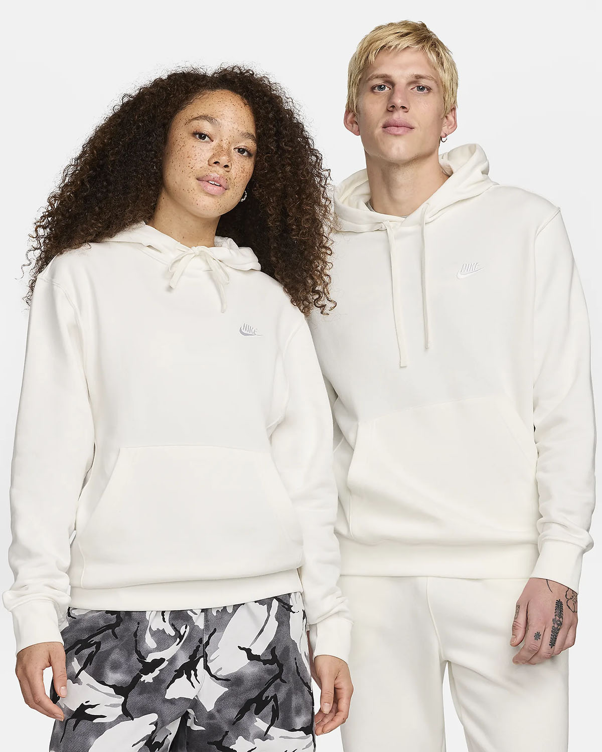 Nike Club Fleece Pullover Hoodie Sail