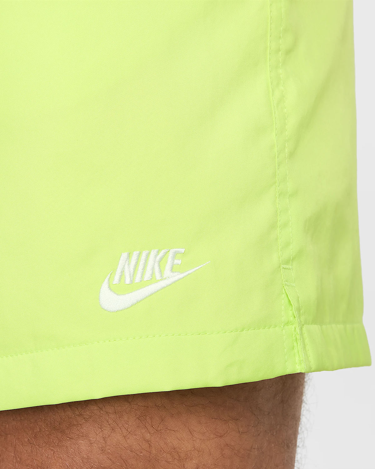 Nike Club Mens Woven Flow Shorts Light Lemon Twist 2