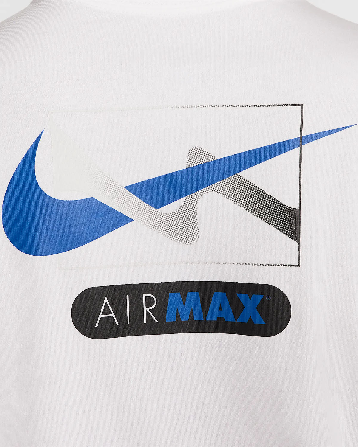 Nike Sportswear Max 90 T Shirt White Royal Black 4