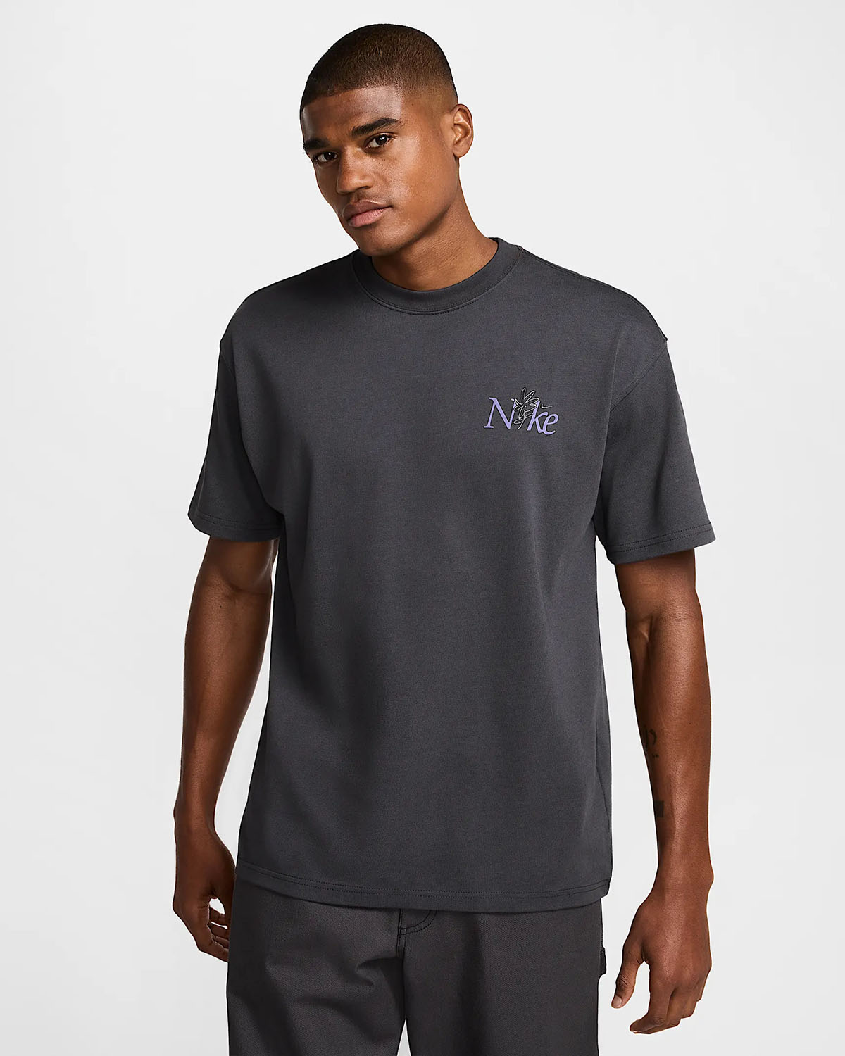 Nike Sportswear Max90 Mens T Shirt Anthracite 1